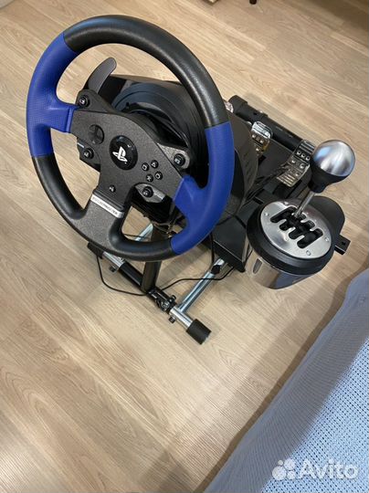 Руль thrustmaster t150 pro, стойка, кпп