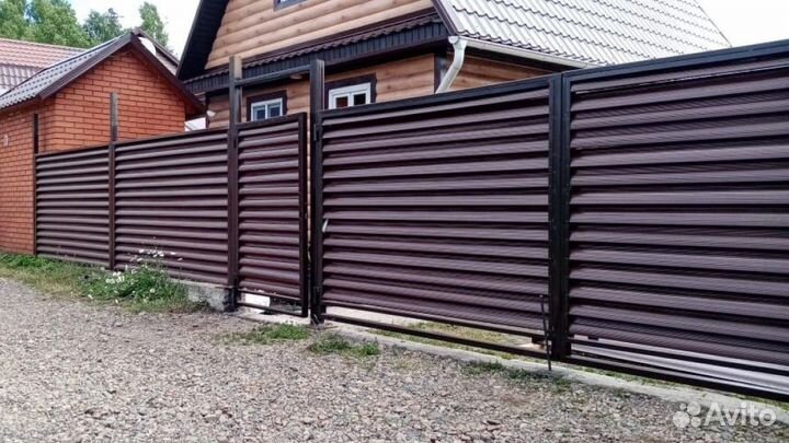 Ламели жалюзи для забора