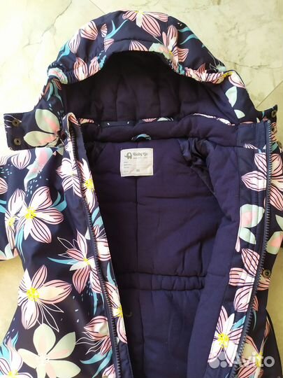 Зимний комбинезон для девочки 86 см