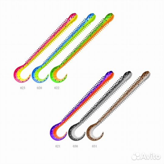 Силиконовые приманки ZUB Worm-Zander 108-135мм