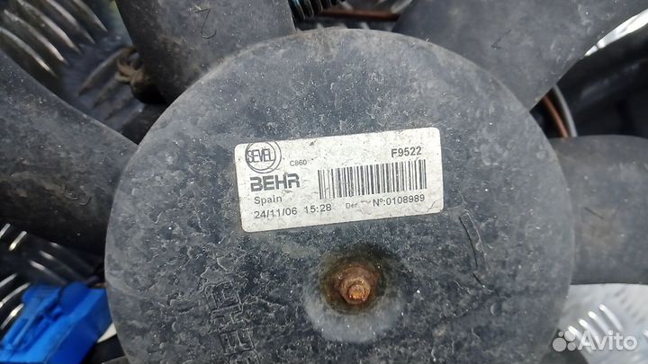 Вентилятор радиатора peugeot boxer 3 2007