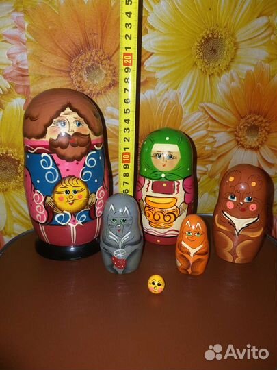 Матрёшки СССР дерево