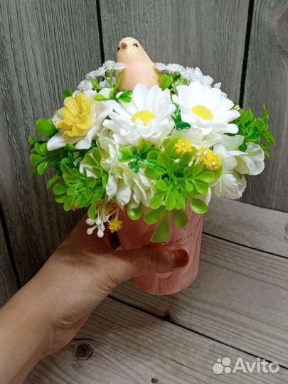 Букетики из мыла