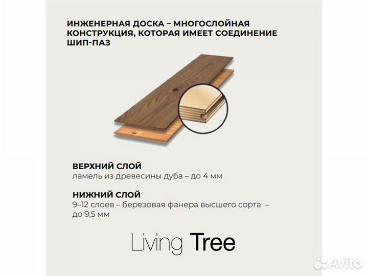 Напольное покрытие Дуб Полуночный (браш)