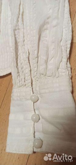 Блузы белые на девочку 9-10 лет
