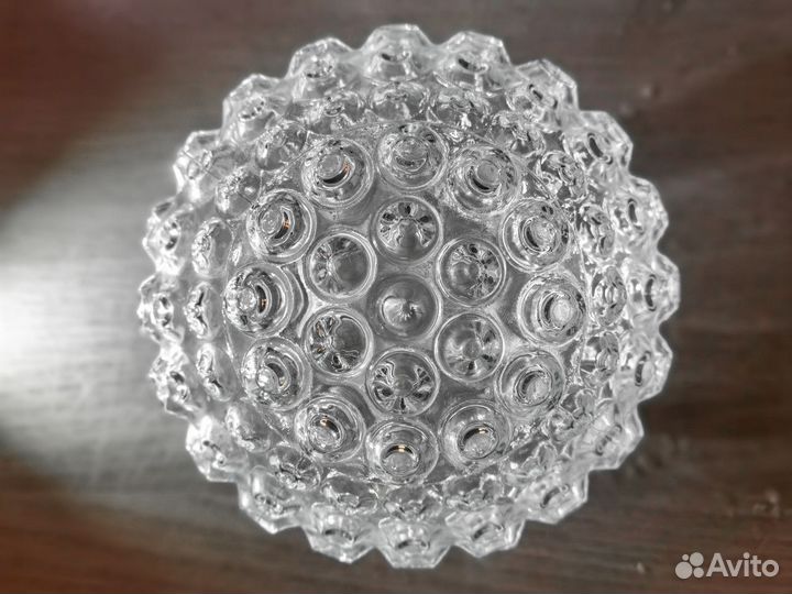 Круглые хрустальные плафоны СССР