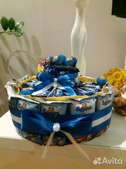 Торт из конфет