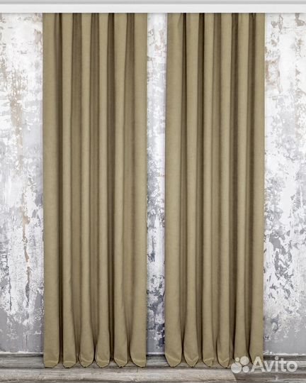 Шторы канвас Эдем