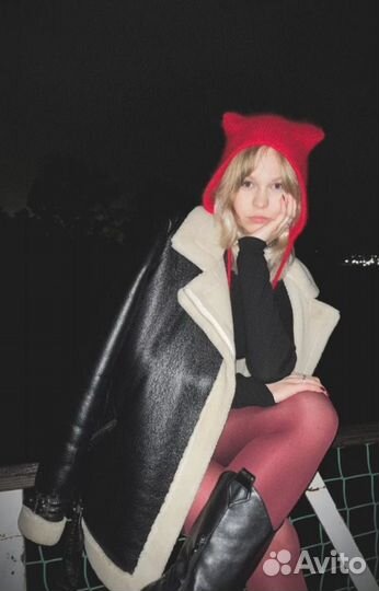 Шапка чепчик с ушками