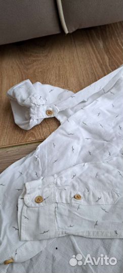 Рубашка zara для мальчика 122