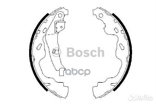 Тормозные колодки 0986487665 0986487665 Bosch