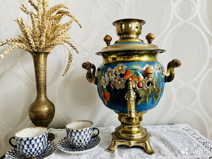 Самовар электрический хохлома