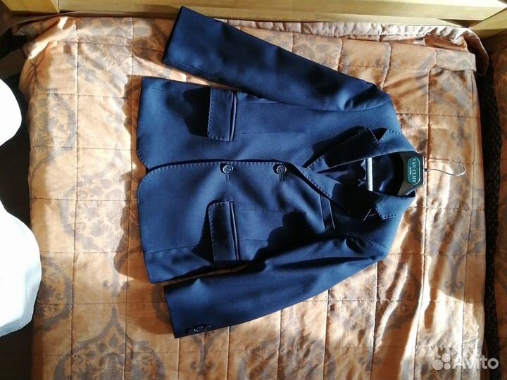 Костюм: пиджак Van Cliff 128 рост, 32 р-р. и брюки