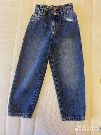 Джинсы Zara для девочки 116