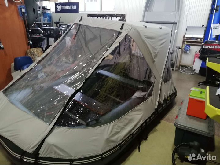 Ходовой тент на лодку пвх