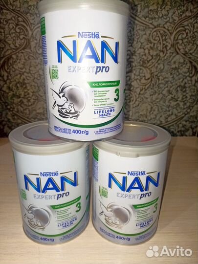 Детское питание смесь нан