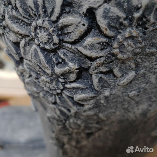 Ваза-сапоги. Бетон