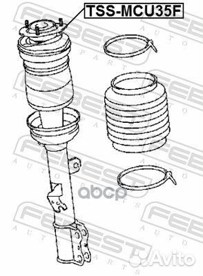 Опора амортизатора lexus RX 03-08, toyota harrier