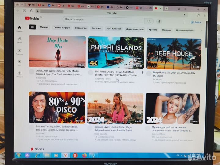 Монитор Aser 19 дюймов с колонками