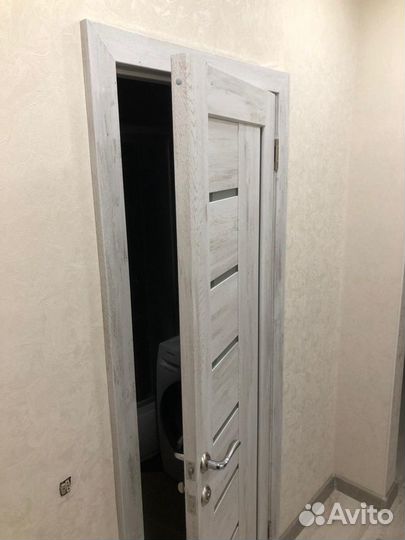 Дверь межкомнатная ель серая / комплект