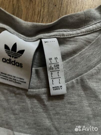 Футболка adidas серая оригинал