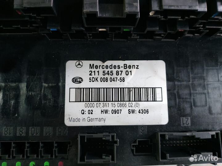 Блок SAM задний w211 Mercedes