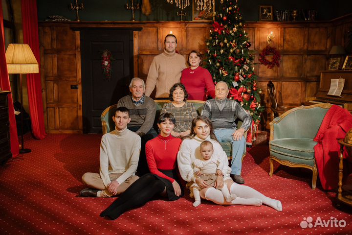 Новогодняя фотосессия Семеный фотограф