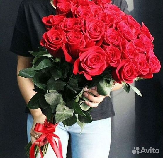 Высокие Розы Гиганты Доставка Круглосуточно