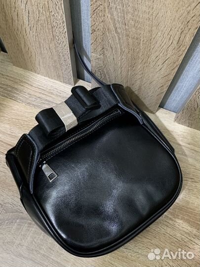 Сумка поясная натуральная кожа женская