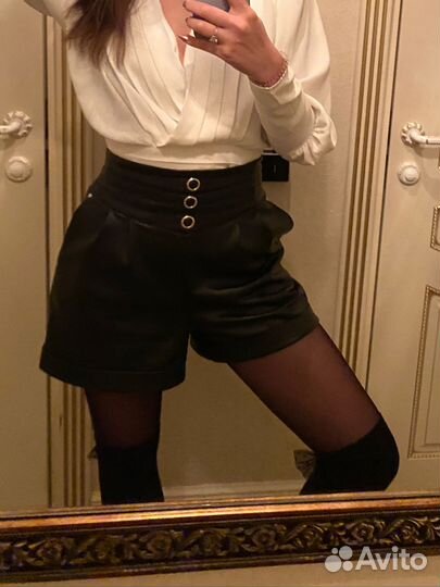 Кожаные шорты
