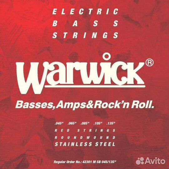 Струны для гитары Warwick 42301M