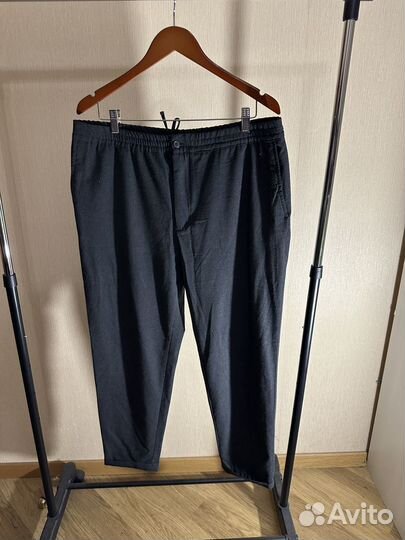 Брюки джоггеры Zara XL 52 серые на шнурке