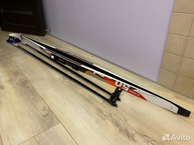 Лыжи беговые classic 50 Quechua 202см с ботинками