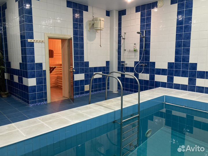 Сауна с теплым бассейном, гостиничные номера