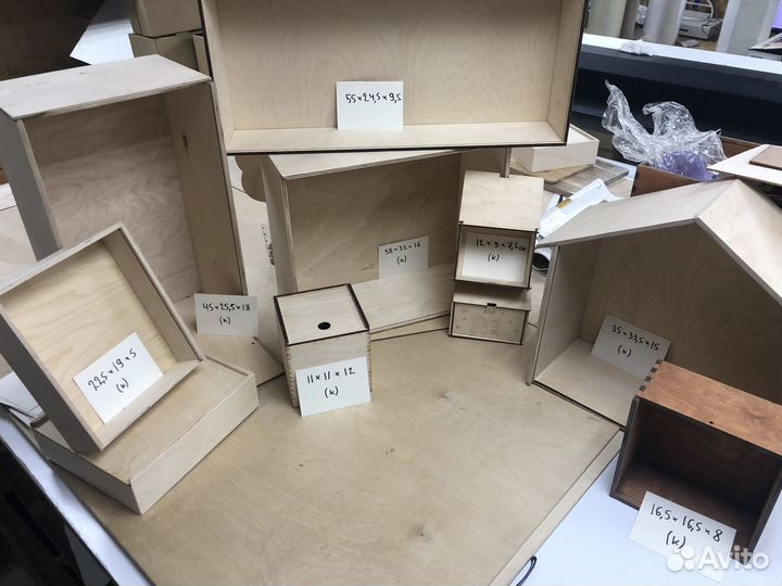 Деревянные коробки, упаковка