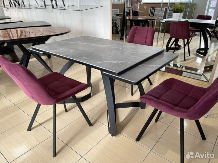 Стол из керамогранита раздвижной SKR-25661