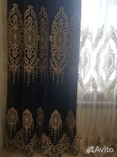 Шторы и тюль в комплекте