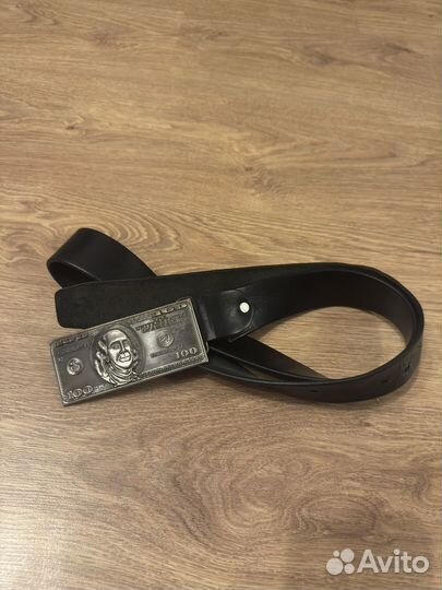 Ремень кожанный 100 долларов