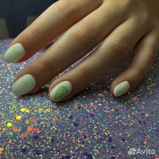 Маникюр- наращивание ногтей, гель лак