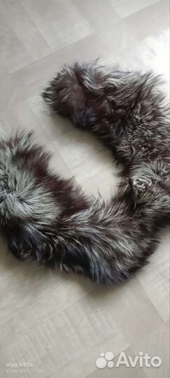 Меховой воротник песец
