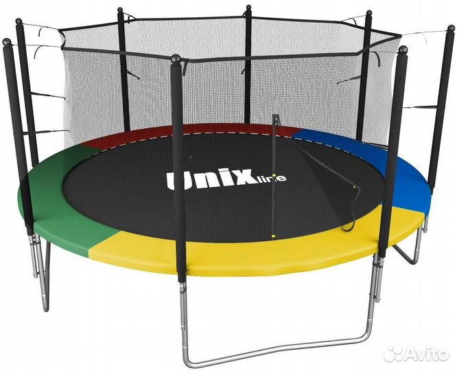 Батут unix line Simple 12 ft Color (inside)