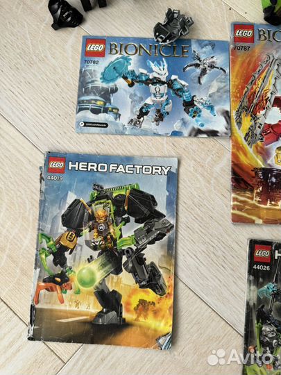 Lego bionicle и hero factory