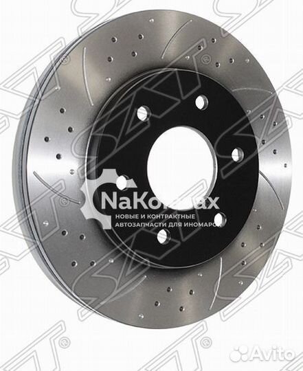 Комплект дисков тормозных передний перфорированные