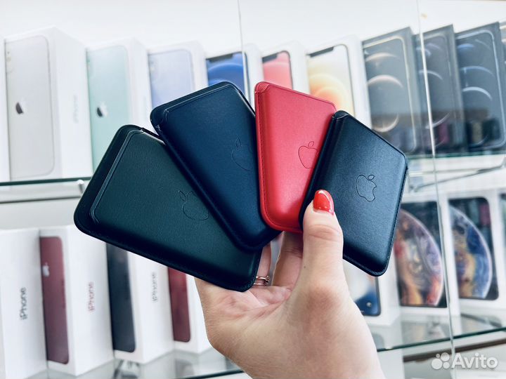 Картхолдер на магните Learher Wallet MagSafe