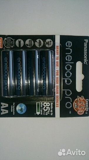 Аккумулятор Panasonic AA. Eneloop pro