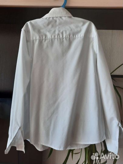 Белые рубашки 140 см на мальчика