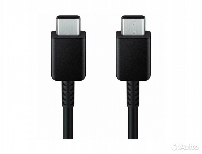 USB кабельsamsung TypeC to TypeC 1.8м 3A Black