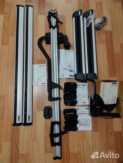 Крепление для лыж/сноубордов Thule 727