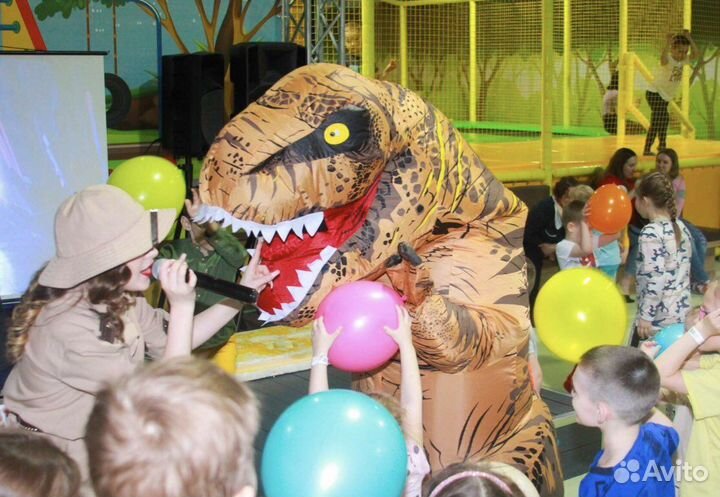 Костюм в аренду динозавр надувной/ростовая кукла