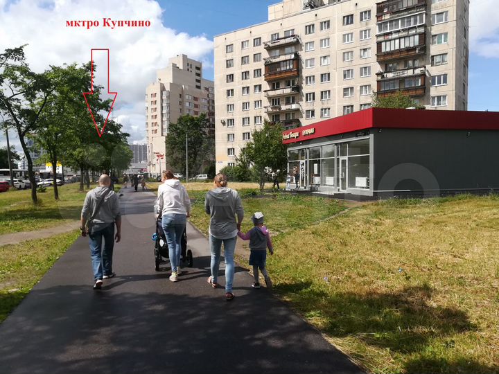 Аренда у м. Купчино, О. Дундича,6 площадь 66 м²